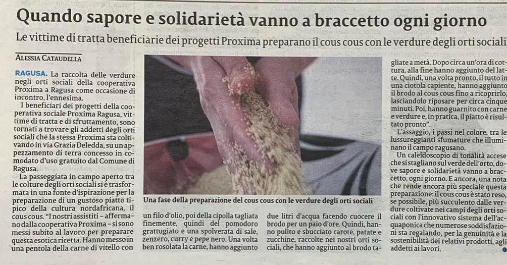 Quando sapore e solidarietà vanno a braccetto ogni giorno - La Sicilia