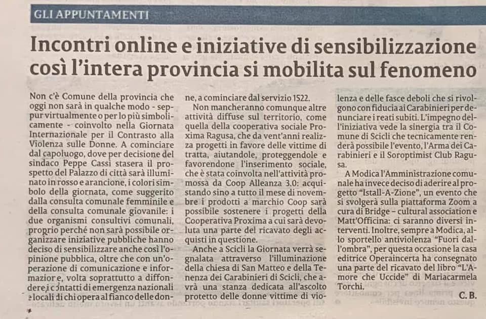 Incontri online e iniziative di sensibilizzazione così l'intera provincia si mobilita sul fenomeno - La Sicilia