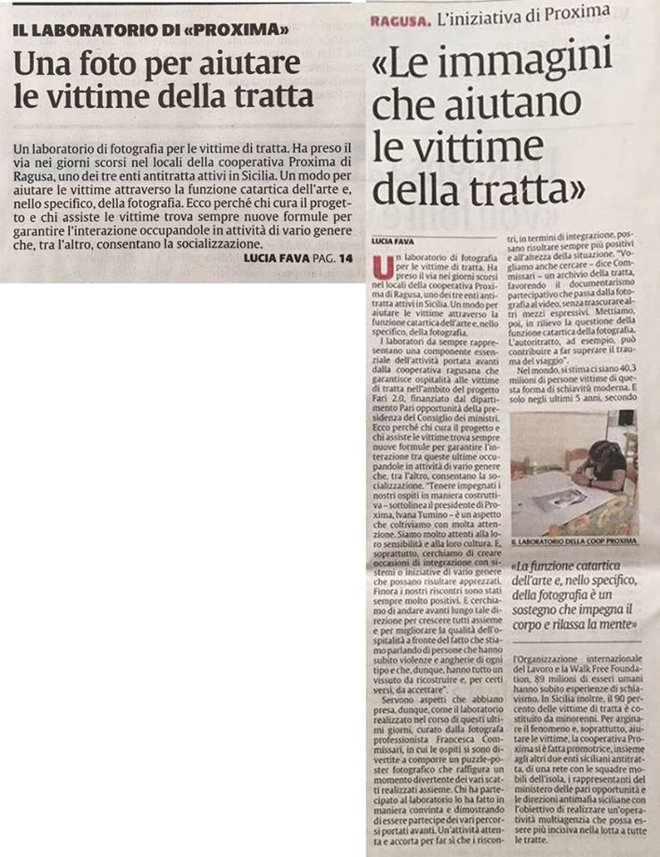 Una foto per aiutare le vittime della tratta
