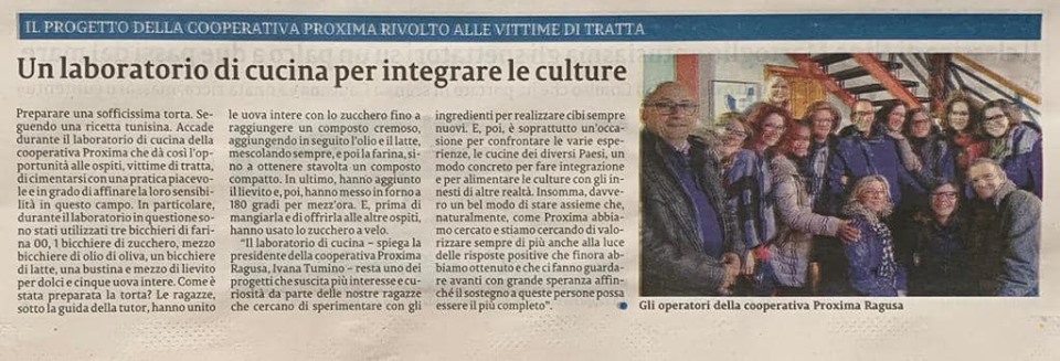 Un laboratorio di cucina per integrare le culture - La Sicilia