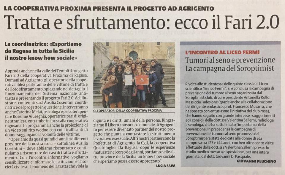 Tratta e sfruttamento: ecco il FARI 2.0