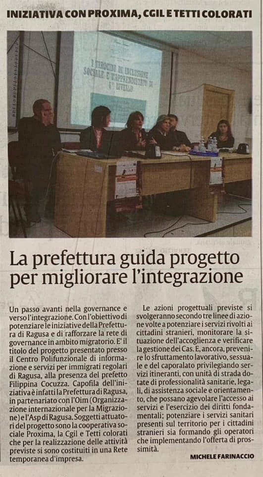 La Prefettura guida progetto per migliorare l'integrazione
