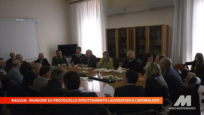 Ragusa: Riunione su Protocollo sfruttamento lavorativo e caporalato - Video Mediterraneo