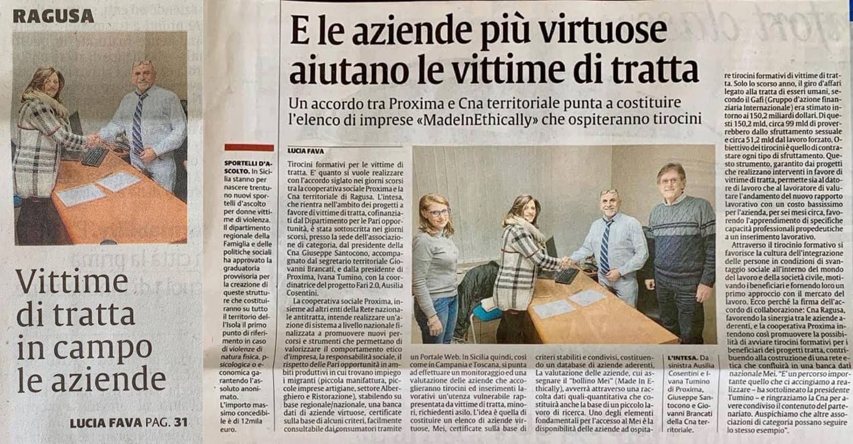E le aziende più virtuose aiutano le vittime di tratta - La Sicilia