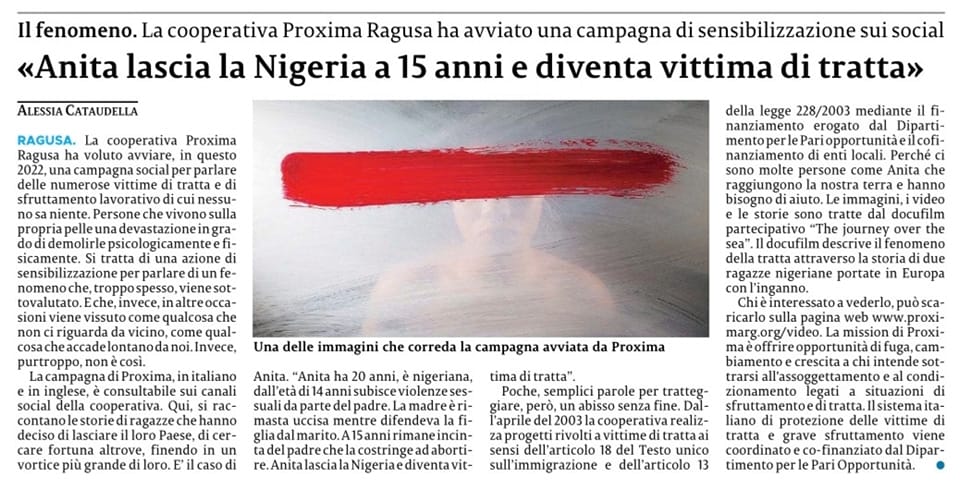 - Anita lascia la Nigeria a 15 anni e diventa vittima di tratta - La Sicilia